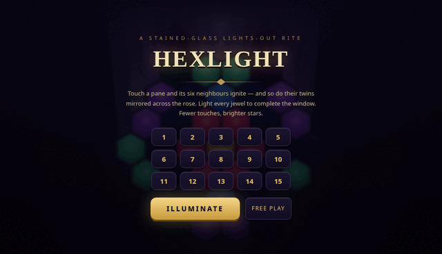 Hexlight screenshot