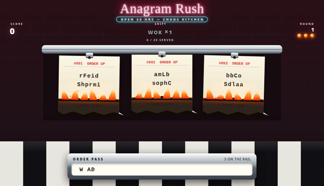 Anagram Rush screenshot