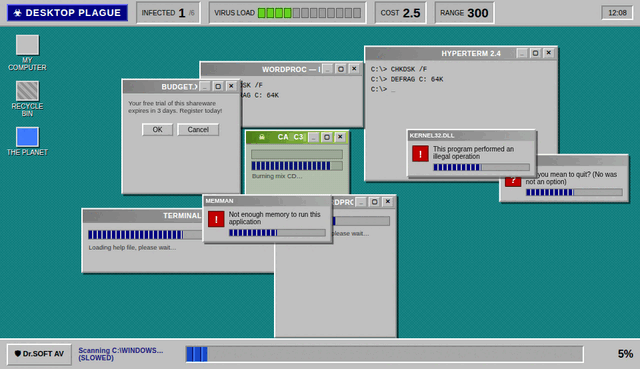 Desktop Plague screenshot