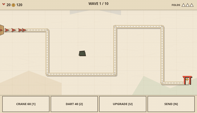 Origami Legion screenshot