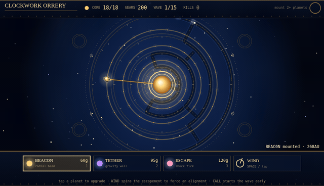 Clockwork Orrery screenshot