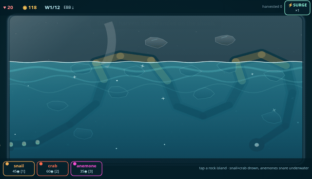Tidepool Tactics screenshot
